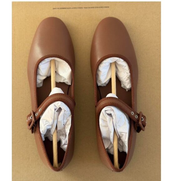 Everlane The Day Buckle Mary Jane in Rum, Size 7.5 - Picture 4 of 11